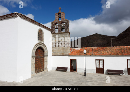 L'église monastique du monastère dominicain, El Convento de Santo Domingo, Hermigua, La Gomera, Canary Islands, Spain, Europe Banque D'Images