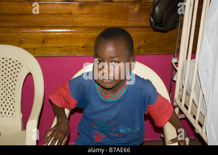 Les enfants atteints de cancer Ward Burkitts Hôpital côte de Mombasa au Kenya Banque D'Images