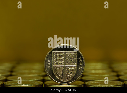 British Pound monnaie, monnaie de l'Europe, UK Banque D'Images