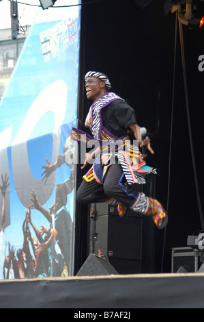 La journée de célébration de l'Afrique du Sud dans le centre de Londres Londres Royaume-Uni 02 Mai 2005 à 05 00 Banque D'Images