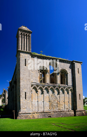 La ville de Glastonbury Glastonbury Abbey Somerset England UK Grande-Bretagne Banque D'Images