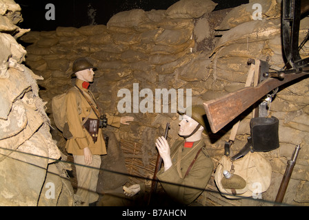 Le bois du polygone, cimetière de buttes et cimetière de Tyne Cot Cemetery près d'Ypres, en Belgique. Célèbre WW1 des scènes de bataille et la tombe de triage. Banque D'Images