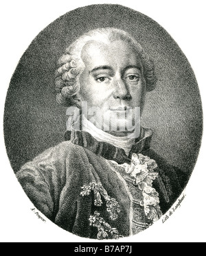 Georges-Louis Leclerc, Comte de Buffon (7 septembre 1707 - 16 avril 1788) était un naturaliste, mathématicien, biologiste, Banque D'Images