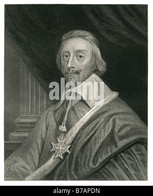 Armand Jean du Plessis de Richelieu, Cardinal-Duc de Richelieu (9 septembre 1585 - 4 décembre 1642), était un ecclésiastique Français, Banque D'Images