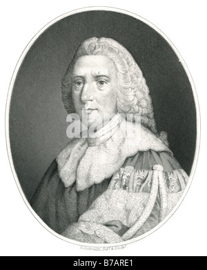 William Pitt, comte de Chatham PC (15 novembre 1708 - 11 mai 1778) était un homme d'État britannique du parti Whig qui atteint sa plus grande fam Banque D'Images