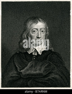 John Milton II (9 décembre 1608 - 8 novembre 1674) était un poète anglais, auteur et polémiste, fonctionnaire pour le Commonwealt Banque D'Images