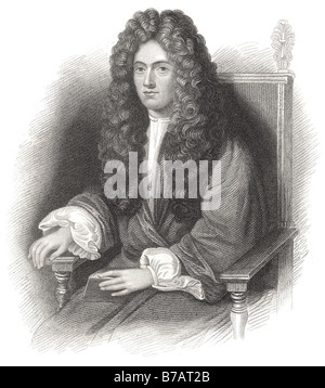 Robert Boyle Robert Boyle (25 janvier 1627 - 30 décembre 1691) était un théologien, philosophe naturel, chimiste, physicis Banque D'Images