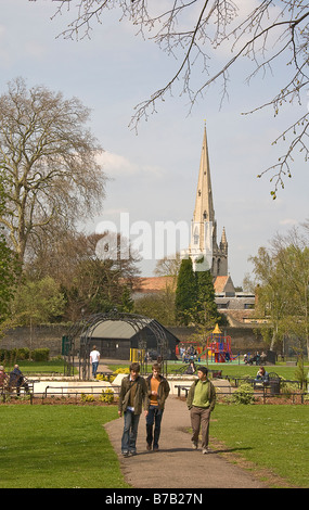 Morceaux du Christ Cambridge, un jour de printemps. Banque D'Images