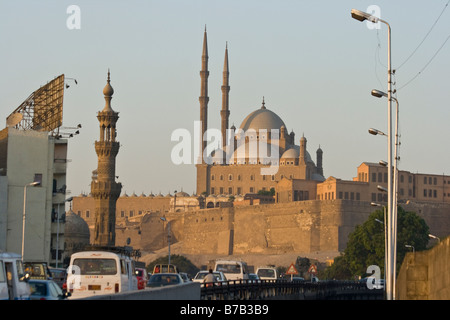 Mohammed Ali mosquée de la Citadelle au Caire Egypte Banque D'Images