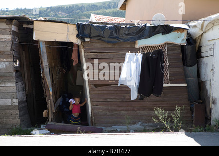 Chambre à Cape Town township Banque D'Images