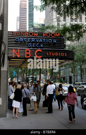 Studios NBC à New York City Banque D'Images