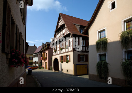 Le village historique Bischoffingen Banque D'Images