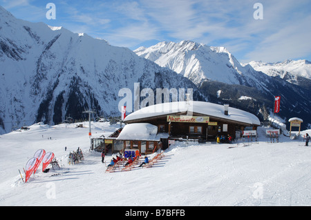 Dans Ahornhutte l'Ahorn montagne Mayrhofen Autriche Banque D'Images