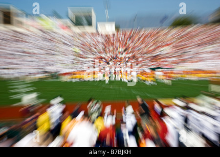 New Years Day annuel Rose Bowl match de football. L'USC et PSU, Pasadena, Californie, USA Banque D'Images