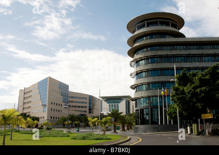 Centre-ville de la capitale de Santa Cruz de Ténériffe Tenerife Canaries Espagnol Island resort spa holiday vacation destination Banque D'Images