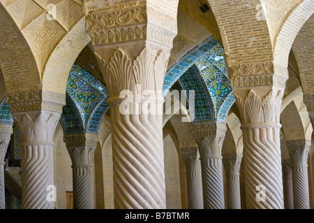 Mosquée Vakil ou Regents mosquée de Shiraz Iran Banque D'Images