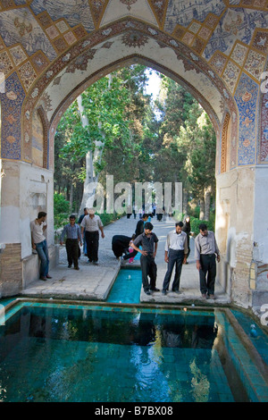 Jardins à Kashan Iran Fin Banque D'Images