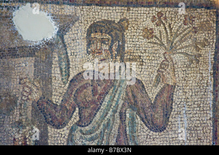 Mosaïque romaine de Bishapur Musée National de Téhéran, Iran Banque D'Images