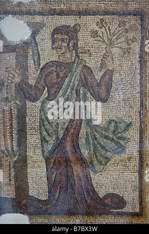 Mosaïque romaine de Bishapur Musée National de Téhéran, Iran Banque D'Images