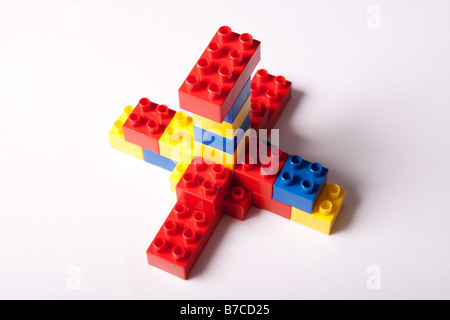 Blocs de construction jouets Banque D'Images