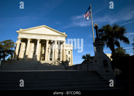 Historique de l'United States Custom House à Charleston, Caroline du Sud. Banque D'Images