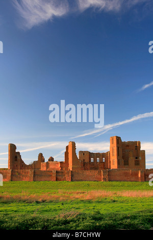 Paysage de ruines de la ville château de Kenilworth Kenilworth Warwickshire County Angleterre Grande-bretagne UK Banque D'Images