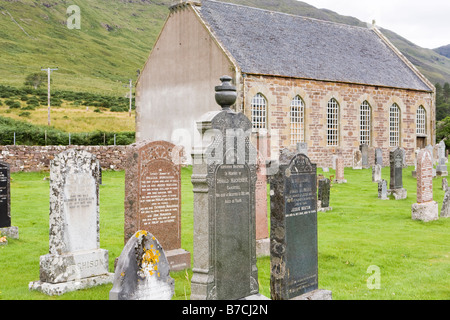 Clachan Église (construite en 1817 sur l'ancien site de l'église St AD 673 Maelrubhas) Florennes, Wester Ross, Highland, en Écosse Banque D'Images