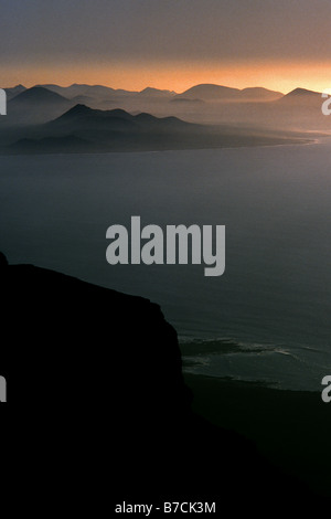 Vue du Mirador del Rio, Lanzarote Banque D'Images