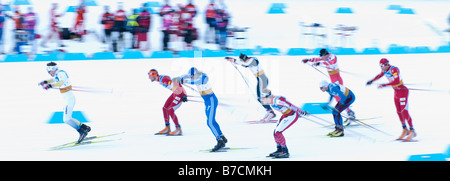 Événement nordique Coupe du Monde 2010 au Parc olympique de Whistler Banque D'Images