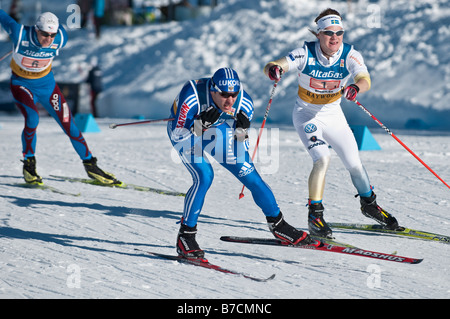 Événement nordique Coupe du Monde 2010 au Parc olympique de Whistler Banque D'Images