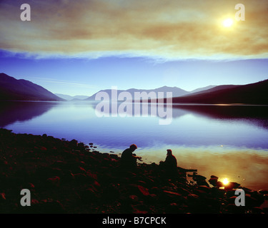 Lake Mc Donald, USA, Montana, Parc National de Glacier Banque D'Images