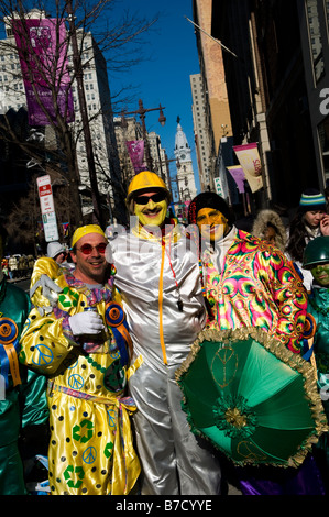 La célèbre parade mimée sur Broad street à Philadelphie Banque D'Images