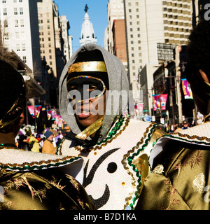 La célèbre parade mimée sur Broad street à Philadelphie Banque D'Images
