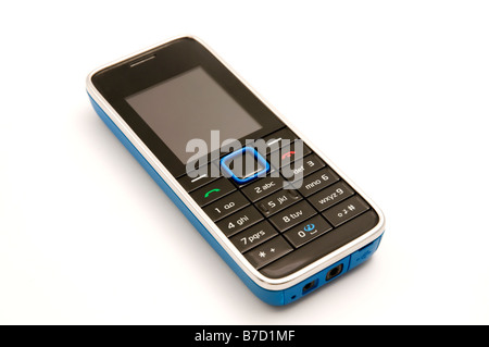 Populaires mobile sur un fond blanc Banque D'Images