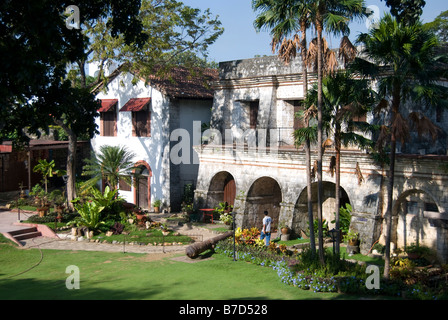 Cour intérieure, Fort San Pedro, Cebu City, Cebu, Visayas, Philippines Banque D'Images