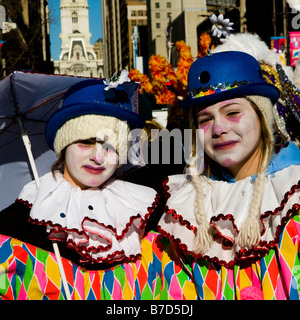 La célèbre parade mimée sur Broad street à Philadelphie Banque D'Images