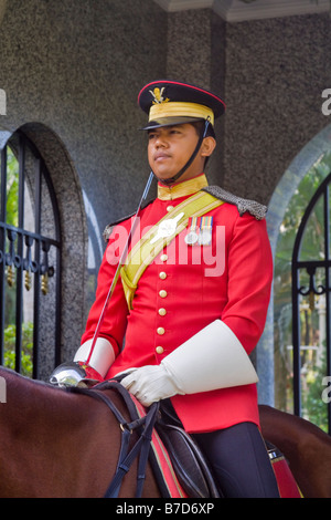 Horseguard à 31514 Negara le palais du Roi de Malaisie Kuala Lumpur, en Malaisie Banque D'Images