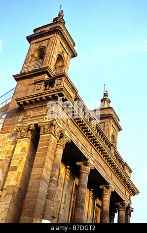 Extérieur de la Santuario de Nuestro Senora del Carmen Guadalajara au Mexique. Le Mexique de l'église. Guadalajara l'architecture. Banque D'Images