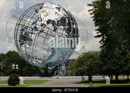 L'Unisphere, Flushing Meadows Corona Park, Queens, New York City, USA Banque D'Images