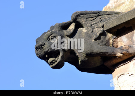 Gargoyle sur l'église St Mary, Moseley, Birmingham, Angleterre, RU Banque D'Images