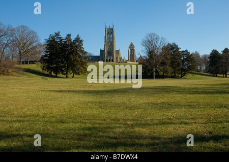 Bryn Athyn, comté de New York Cathédrale Banque D'Images