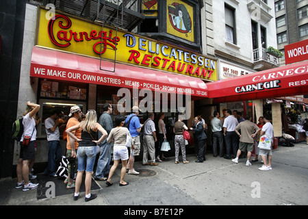 Excellent restaurant Carnegie, New York City, USA Banque D'Images