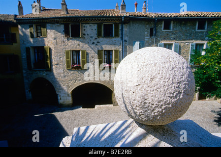 Le village médiéval de Cagnes sur mer Banque D'Images