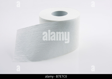 Image de clip rouleau de papier de toilette usage éditorial seulement Banque D'Images