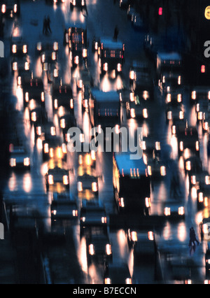 Traffic Jam New York Banque D'Images