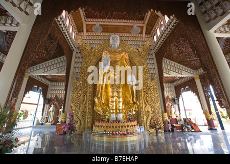 Temple de Dhammikarama, Penang, Malaisie Banque D'Images