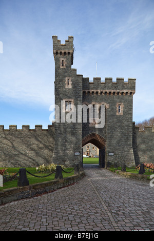 Gatehouse, Killyleagh Castle, Killyleagh Castle, l'Irlande du Nord, Royaume-Uni, Europe Banque D'Images