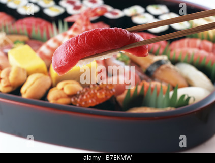 Assortiment de sushi cataring Banque D'Images