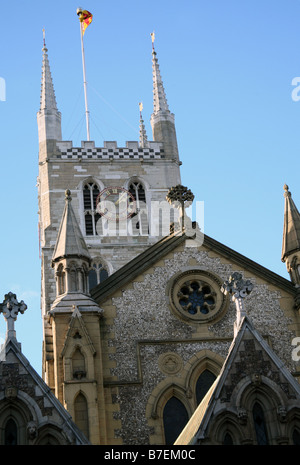 La cathédrale de Southwark, Londres (détail) Banque D'Images