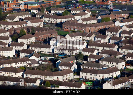 Logement en ville Newtonards, comté de Down, Irlande du Nord, Royaume-Uni Banque D'Images